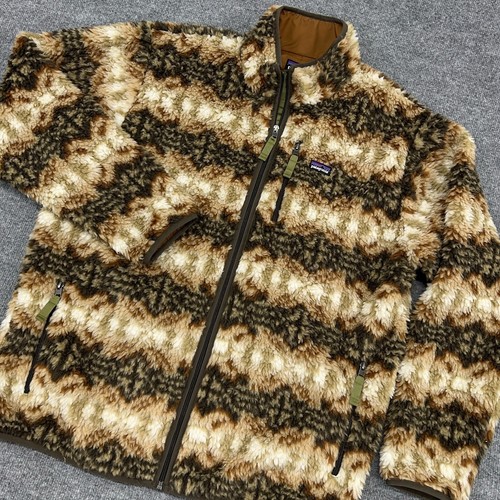 Patagonia Classic Retro-X Cardigan XXL Deep Pile Fleece Jacket Eadan Aztec Geo