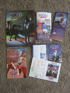 6 Vintage Peter Stone Annual Model Brochures Catalogs