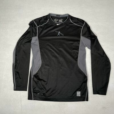 Nike Pro Combat Vented Dri-Fit Long Sleeve Workout Running