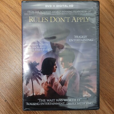 Rules Don't Apply (DVD+DHD) FACTORY SEALED NEW