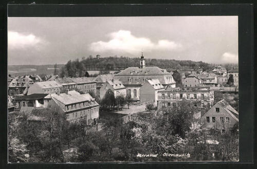 Herrnhut / Oberlausitz, Panorama, Ansichtskarte  - Afbeelding 1 van 2