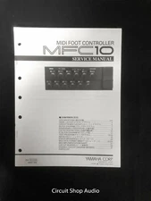 Original Yamaha / MFC10 MIDI Foot Controller / Service Manual