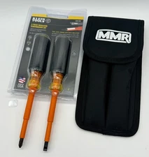 Klein Tools 33532-Ins Esd Safe Insulated Screwdriver Set Slotted/Phillips Ti