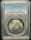PCGS MS 64 - 1969 D Kennedy Half Dollar Silver 50C Coin -839