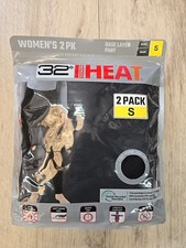 32 Degrees Women's S 2 Pack Base Layer Pants Size Small New