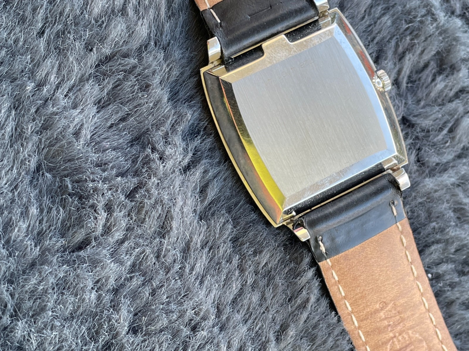 Eterna Executive Quartz 4000 Rectangular Black Di… - image 6