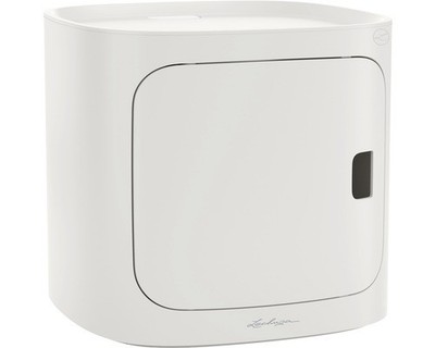 Blumentopf Lechuza Pila Storage Kunststoff Ø 35 cm H 32,6 cm lichtgrau