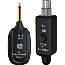 Wireless Microphone System 2.4GHz XLR Transmitter Receiver