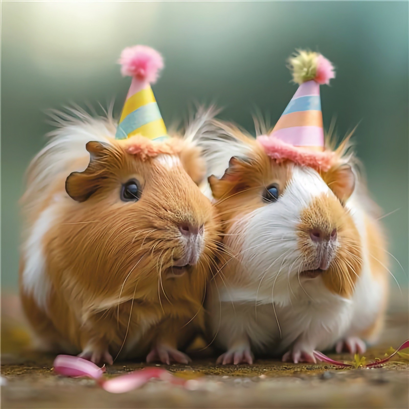 Guinea Pigs Birthday Card Male Female Son Daughter Mum Dad Nan Grandad Friend