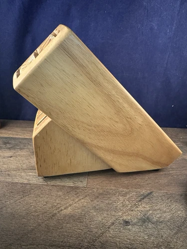 Cuisinart Wood Wooden Knife Block Holder 13 Slots Kitchen Organize Storage - Picture 4 of 9