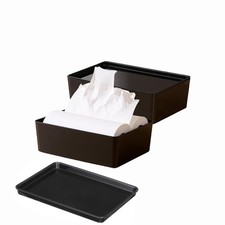 Storage Box Lids 10 x 7 Inch Stackable Plastic Container Organization 2 PCS