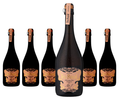 6 x La Maison Tea Royal No.7 Blooming Rosé Sparkling Tea