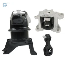 For Honda Civic 2012-2013 1.8L 3 Pcs Engine Motor & Auto Transmission Mount Set