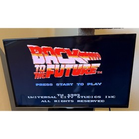 Back to the Future Nintendo NES 1989 LJN Power Play Series Video Game Cartridge