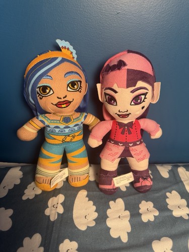 Monster High Plush Doll Lot Cleo De Nile & Draculaura Plush Toys Mattel 2016