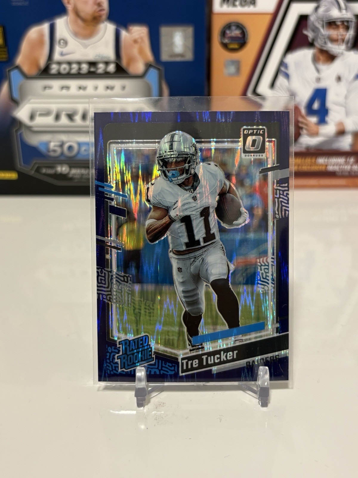 Tre Tucker Panini Donruss Optic #261 Purple Shock