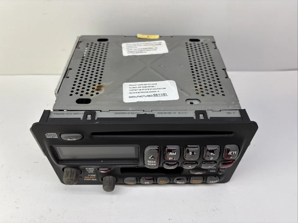 Pontiac Grand Am Am Fm 2000-2001 Cassette CD Monzón Radio Reproductor 10311744 Foto 4 de 4