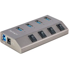 Startech 5G4AIBS-USB-HUB-NA 4-PORT POWERED USB-C HUB USB TYPE C EXPANSION HUB US