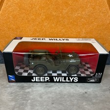 NewRay Jeep Willys Diecast 1/32 Scale Military Vehicle CityCruiser Collection
