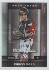 2008 Donruss Elite Extra Edition Rookie 377/521 Adrian Nieto #101 Auto 0c2