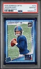 2025 Panini Optic Jaxson Dart Purple Shock  #273 PSA 10 Giants