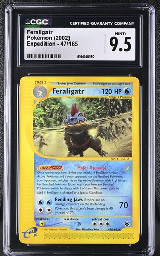 Feraligatr graded CGC 9.5 for sale on eBay