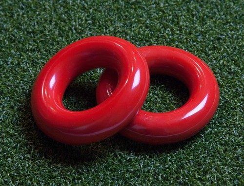 Golf Swing Weight Ring (2-Pack) | Red Golf Club Swing Trainer Rings ...