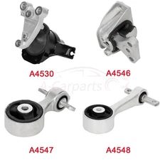 4x Engine Motor Transmission Mount Set For 2006-11 Honda Civic A4530 A4547 A4546