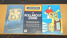 Nuevo ventilador de caja Lakewood vintage soporte enrollable marco RFX portátil enrollable