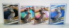 2025 Topps Chrome Disney #71 Tramp Black 3/10 & Hyper Refractor Sapphire Cards