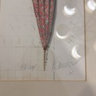 "Umbrella" Limited Edition Signed CV 104 And CV 77 By Kolene Spicher c. 1998 Vtg — photo 6