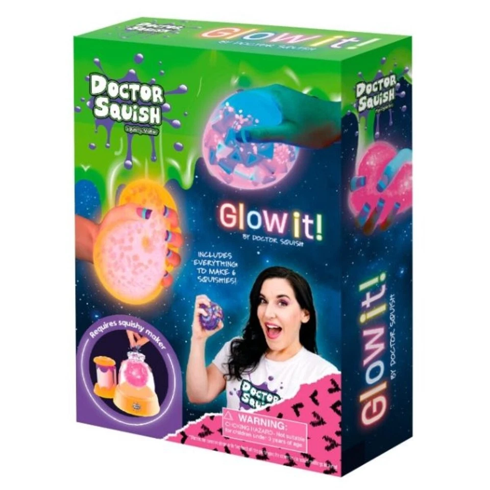 Boti Doctor Squish Squishy Pack Refill Neon Edition, Nachfüllset