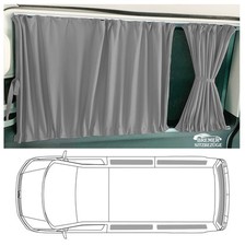 Maß Gardinen für VW T4 Transporter kurz Heckklappe Flügeltüren (710) in Grau Maß Gardinen für VW T4 Transporter kurz Heckklappe Flügeltüren (710) in Grau