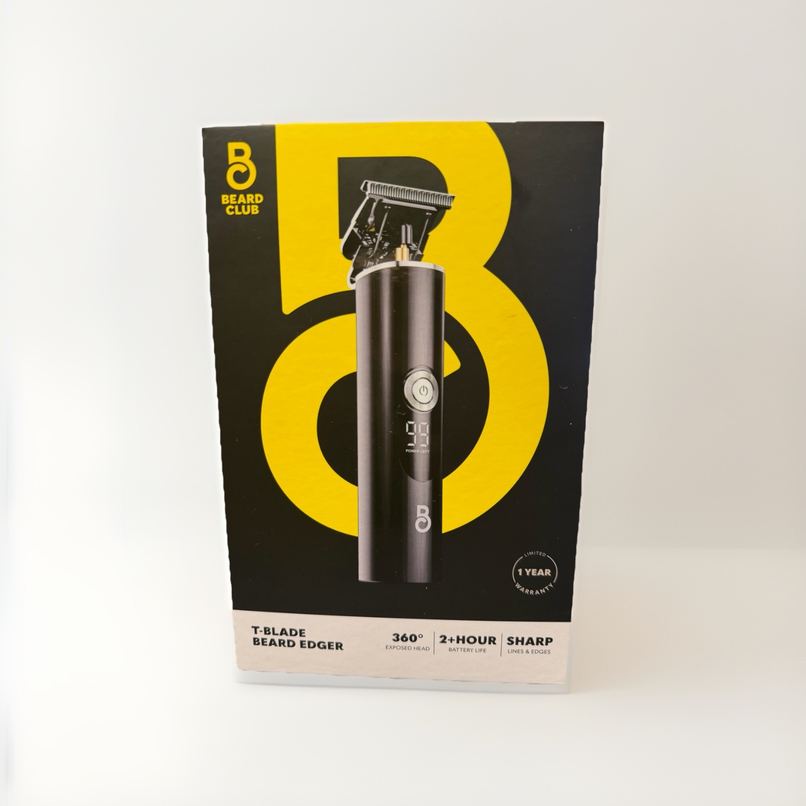 Beard Club T-Blade Beard/Hair Edger Trimmer New Sealed 