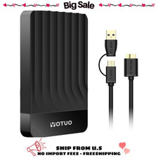 500GB External Hard Drive Portable HDD USB 3.0 for PC Mac PS4 PS5 Xbox Black