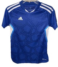 NEW Adidas Condivo 22 Match Day Jersey Royal Blue Top GS0177 Women's Size XS