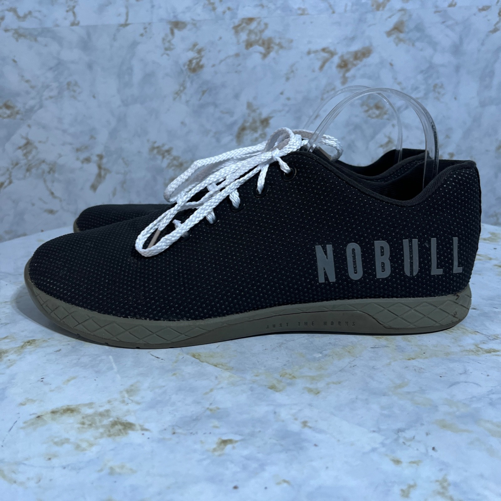 NoBull Outwork Men's Size 10 Shoes Black Gym Training Low Top Athletic Sneakers