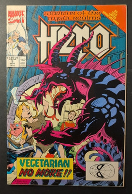 Hero Warrior of the Mystic Realms #5 (1990) Marvel Vegetarian No More