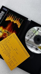 Doom (Sega Saturn, 1997) PAL Version - Boxed with Manual & Reg Card
