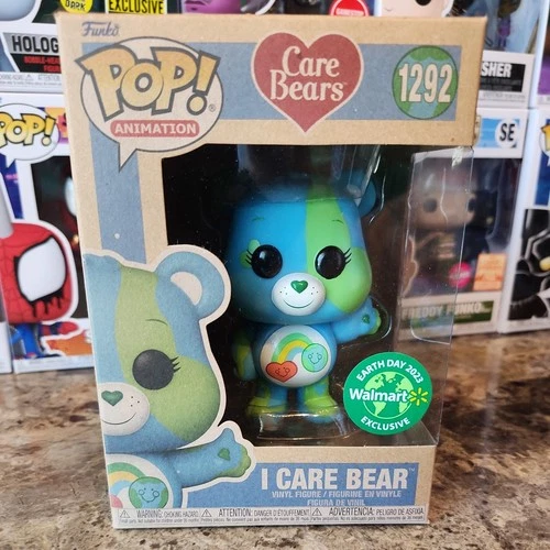 Funko Pop Animation Care Bears I Care Bear Earth Day 2023 Walmart EXCLUSIVE