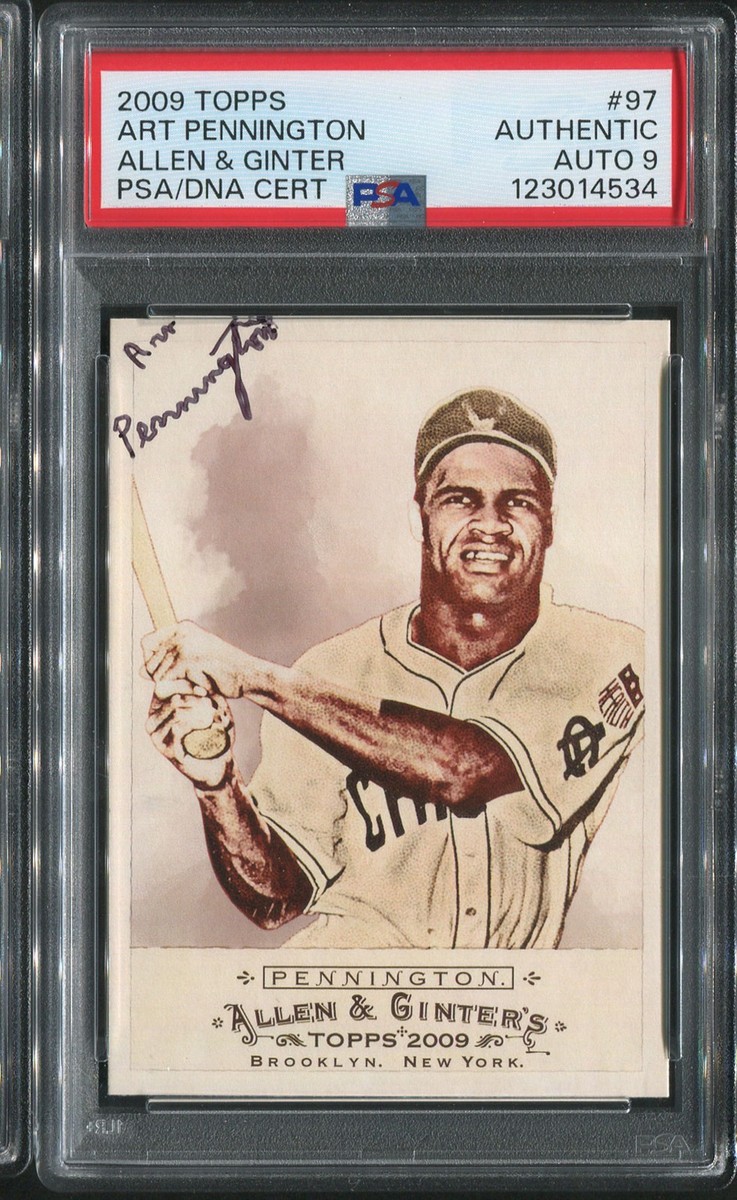 2009 Topps Allen & Ginter Art Pennington #97 Signed Autograph Auto