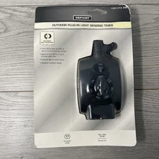 Defiant Outdoor Timer 15 Amp 24-Hour Plug-In Mechanical Dusk-Dawn NEW Sealed