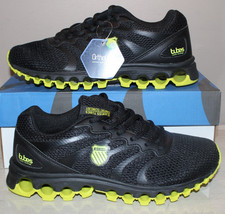 K-SWISS TUBES COMFORT 200 BLACK/OPTIC YELLOW MEN'S SHOES SIZE 9 NEW IN BOX