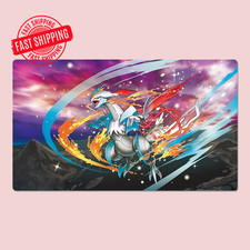 White Kyurem Board Game Pokemon Table Playmat TCG CCG Mat Gaming Pad Mousepad