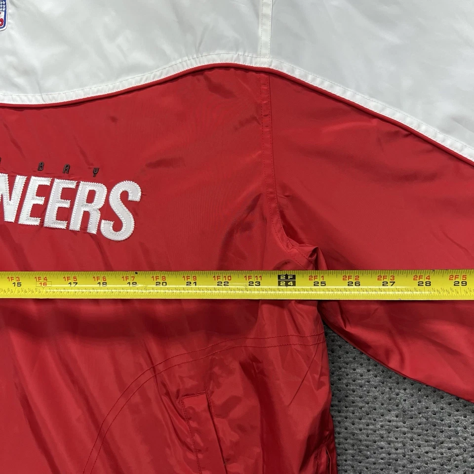 Chaqueta cortavientos vintage de los Tampa Bay Buccaneers para hombre XL NFL fútbol americano Foto 4 de 4