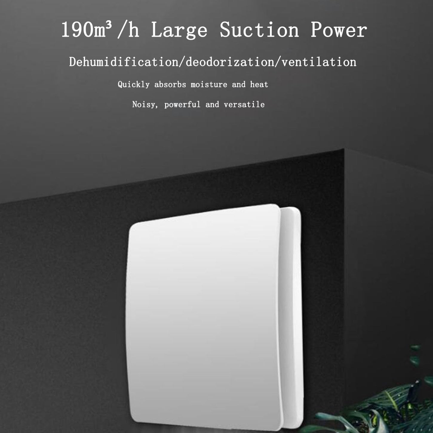 Aspiratore 150mm per Parete 25W Estrattore Aria Industriale/Casa - 2