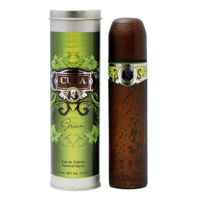 Cuba Green by Cuba 3 3 oz 100 ml EDT Spray for Men