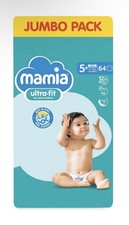 MAMIA Nappies Size 5+ 64 Pack. Brand New Sealed