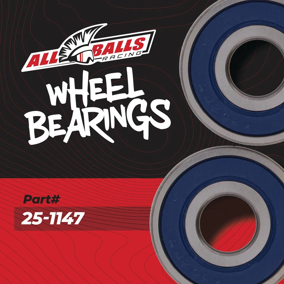 All Balls 25-1147 Wheel Bearing Kit Front For Husqvarna WXC-WXE 125 92-94 Foto 2 de 4