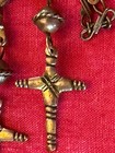 Vintage Mexican Sterling Yalalag Cross Necklace — photo 7